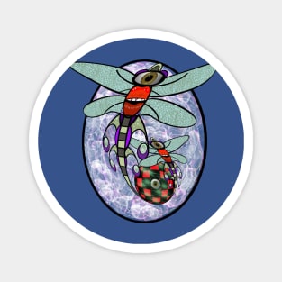 Cosmic Dragonflies Magnet